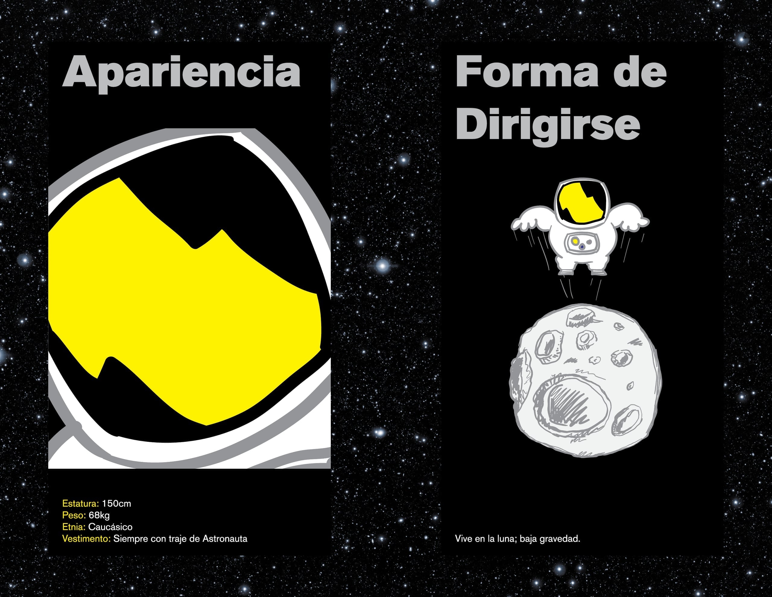 Apollo astronaut mascot guide with biography, expressions, turnaround views, brand colors, and merchandise examples